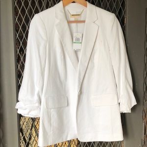 Michael Kors white linen ladies suit